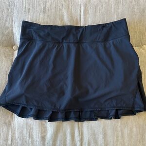 Lululemon Black Athletic Pleated Skort